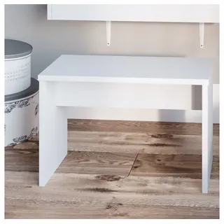 Vicco Sitzbank Weiß 70 cm für Schminktisch, - Weiß