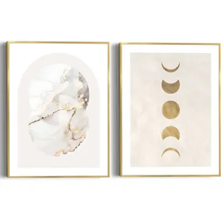 Reinders! Poster »Marble Gold«, goldfarben