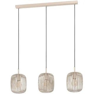 Hängeleuchte , Sandfarben , Metall , 20x110x90 cm , Lampen & Leuchten, Leuchtenserien