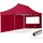 Faltpavillon 3 x 6 m inkl. 2 Seitenteile Rot