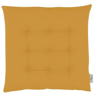 Tom Tailor Sitzkissen MIT 9 Punkt-Steppung Dove , Gelb , Textil , 40x5x40 cm , Oeko-Tex® Standard 100 , Heimtextilien, Wohntextilien, Sitzkissen