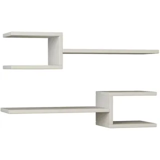 Livetastic Wandboard Fork 75 x 17 x 20 cm Weiß