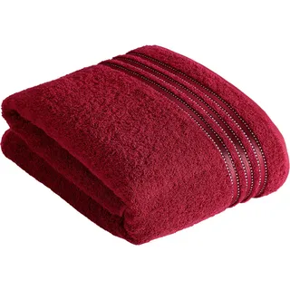 VOSSEN Badetuch 100 x 150 cm rot