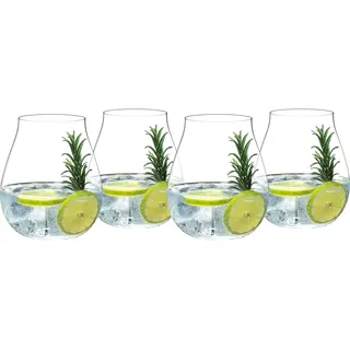 RIEDEL Gin Set Classic, 4er Set, klares Kristallglas, maschinell gefertigt