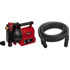 Einhell Hauswasserautomat GE-AW 1042 FS (1.050 W, 4200 L/h Fördermenge, 4.8 bar Förderdruck, Wasserfüll-/Schmutz-/Sauganzeige, Trockenlaufsicherung, Flow-Sensor, inkl. 7 m Saugschlauch)