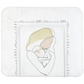 Rotho Babydesign Wickelauflage Breit, Line-Art Eternal Love