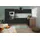 Winkelküche L-Form 340 x 172 cm Schwarz-Eiche