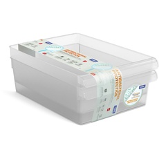 Bild Loft 3er-Set Kühlschrankorganizer, lebensmittelechter Kunststoff (PP) BPA-frei transparent