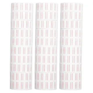 30 Rollen 15000 Stück Etiketten Preisaufkleber einreihiges Etikettenpapier für MX5500 Pistolenetikettierer 21 x 12 mm