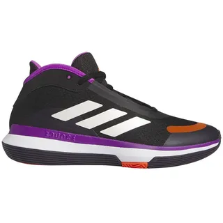 adidas Unisex Bounce Legends Low Trainers Basketball-Schuhe, core Black/Purple Burst/Aurora Black, 44 2/3 EU