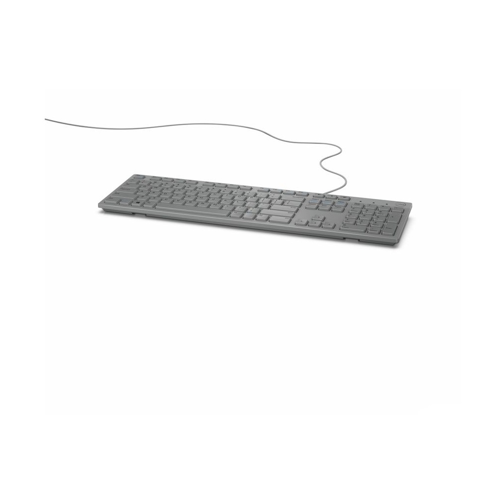 Bild von KB216 Multimedia Tastatur US grau (580-ADHR)