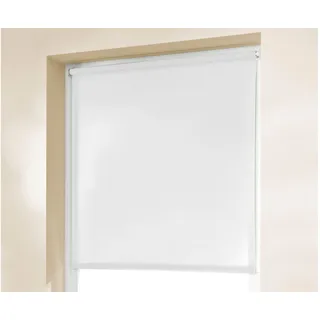 K-HOME Thermorollo Verdunklungsrollo ohne Bohren 35 x 150 cm weiß