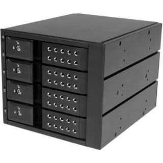 Startech Mobiles 4-bay-backplane-rack Mit Hot-swap-funktion / Black