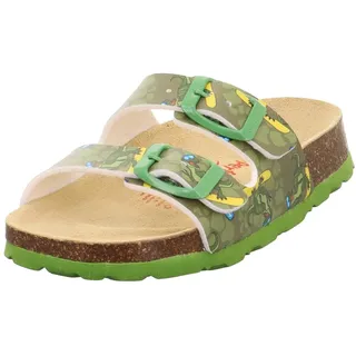 Fussbettpantoffel Oliv/Grün 30 EU