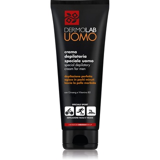 Dermolab Uomo – Enthaarungscreme mit leichter und effektiver Formel, beruhigende Wirkung, 200 ml