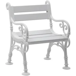 Markenprodukt Blome Landhausbank Linderhof Gartenstuhl 66 x 68 x 85 cm weiß