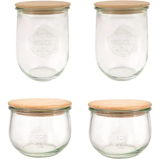 Weck Tulpenform-Glas 1000 ml 2 St.