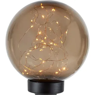 LED Solarkugel mit Erdspieß Ø 20 cm