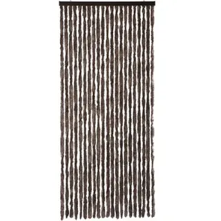 Türvorhang Flausch dunkelbeige 90x200 cm