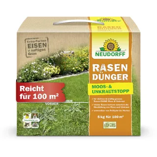 NEUDORFF Rasendünger Moos- & UnkrautStopp 5 kg
