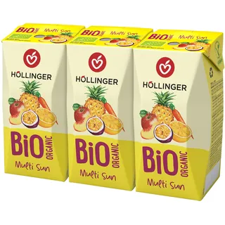 höllinger juice Bio Multi Sunrise Schulsaft 600 ml