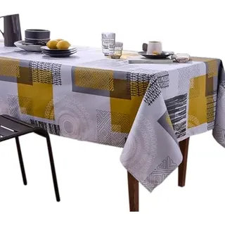 Magic Ethnic – Tischdecke aus Baumwolle, wasserabweisend, rund, 160 cm