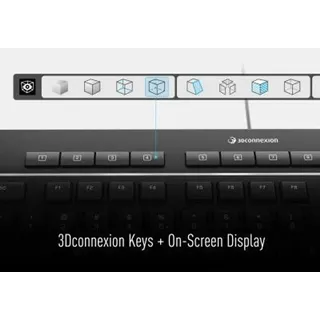 3Dconnexion Keyboard Pro with Numpad, CH (3DX-700098)