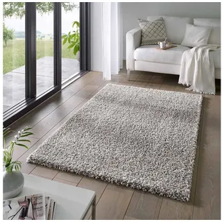 Taracarpet Venezia Hochflorteppich 250 x 250 cm Grau