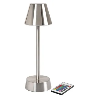 6x DUNI LED Lampe kabellos Zelda 32 x Ø 10,3 cm 14 Std. Silber