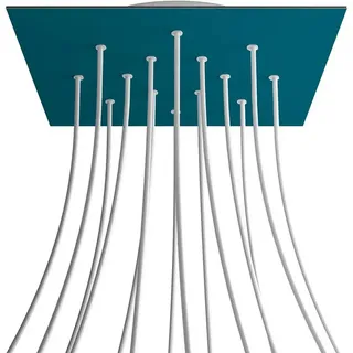 Creative Cables Kroq4014f115 Xxl Rose-one Quadratisches Petroleum Rose Kit - Multicolor - 400 mm