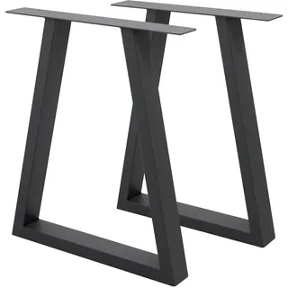 ECD Germany Tischbeine 60 x 72 cm