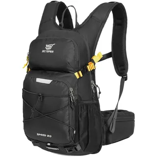 SKYSPER Wanderrucksack 20L Fahrradrucksack Skirucksack Rucksack Herren für Fahrrad Trinkrucksack