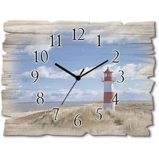 ARTland Leuchtturm Sylt 40,0 cm Quarz blau