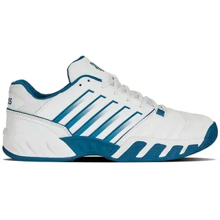 K-swiss Bigshot Light 4 Hartplatzschuhe - Brilliant White / Celestial / Scuba Blue - EU 40