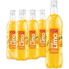 Die Limo von granini Orange-Lemongras (6x 1l), natürlich erfrischend, mit Geschmack aus echten Früchten, ohne Süßungsmittel und Konservierungsstoffe, vegan