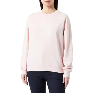 Tommy Hilfiger Damen Sweatshirt ohne Kapuze, Rosa (Whimsy Pink), M