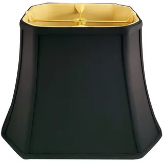 Royal Designs Eck-Lampenschirm, rechteckig, Schwarz, 12,7 x 16,5 x 20,3 x 30,5 cm, 10 Stück