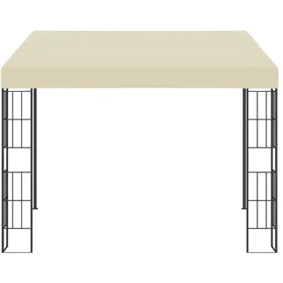 vidaXL Wand-Pavillon 3x3 m Creme Stoff - Creme