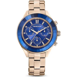 Swarovski Damen Uhr Octea Lux Crystal 37 mm gold, blau 5632481