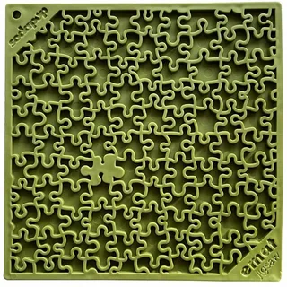 SodaPup Leckmatte Enrichment EMAT Mit Puzzle-Design Grün TPR Gummimatte