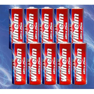 Wilhelm 10 x A23 12V Wilhelm Alkaline Batterien MN21 V23GA 23A L1028 12 Volt 55 mAh