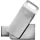 cMobile Line 128GB Dual USB-Stick 3.2 Gen. 1x1 USB-C, Silber