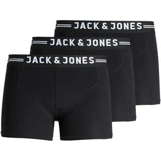 JACK & JONES Trunks black/black XXL 3er Pack