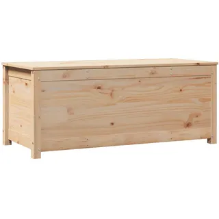 vidaXL Truhe 110/50/45,5 Cm Massivholz Kiefer , Braun , Holz , Rechteckig , 110x45.5x50 cm , Esszimmer, Bänke, Sitzbänke
