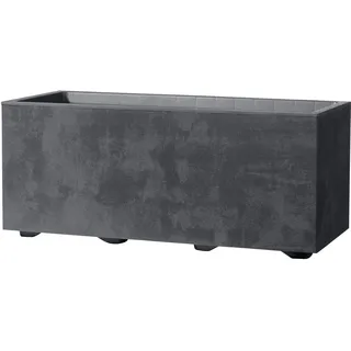 Deroma Pflanzkasten Millennium 59 x 25 cm Anthrazit
