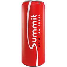 Summit Cola kalorienarm 24x25cl (inkl. 6€ Pfand) - Erfrischende kalorienarme Cola mit vollem Geschmack, perfekt für bewussten Genuss, 24 Dosen à 250 ml.