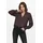V-Neck LS Smock Top Noos Braun S