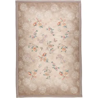 BASSETTI ESPERIDI Plaid aus 100% Baumwolle in der Farbe Beige 41, Maße: 135X190 cm - 9333426