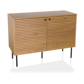 hjh living Sideboard LINNO S 100x40x74 cm Kommode im Industrial-Stil, Einlegeböden verstellbar