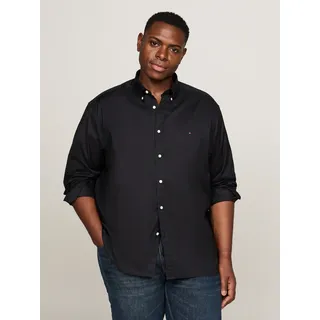 Tommy Hilfiger Big & Tall Tommy Hilfiger Herren, Hemd Regular Fit, schwarz, (Black), 4XL